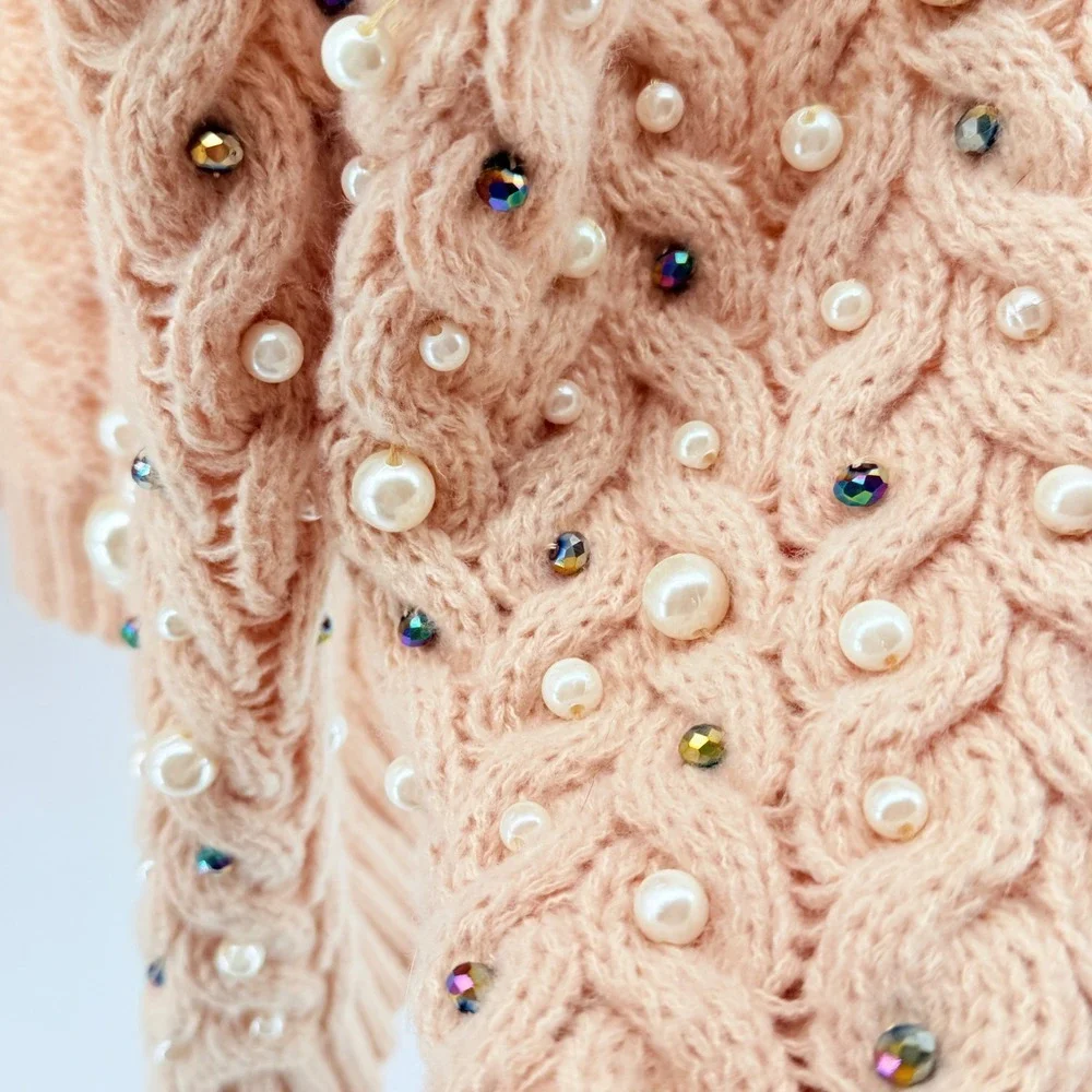 BiBi pink embellished